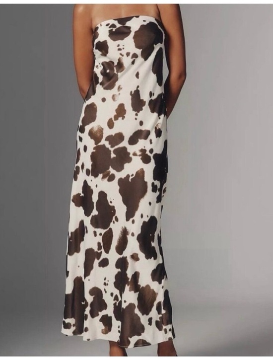 Anthropologie Dresses & Skirts - Anthropologie Tilda Cow Print Slip  Maxi Dress